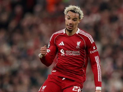 لاعب ليفربول هوغو إيكيتيكي خلال مباراة غلطة سراي في دوري أبطال أوروبا - 18 مارس 2026 - Reuters