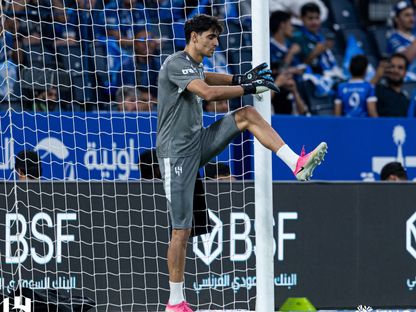 ياسين بونو حارس الهلال قبل لقاء نيوم بالدوري السعودي - 7 سبتمبر 2026 - x@Alhilal_FC