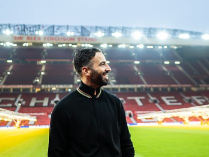 روبن أموريم مدرب مانشستر يونايتد الجديد في ملعب أولد ترافورد - 15 نوفمبر 2024@ManUtd - X@ManUtd