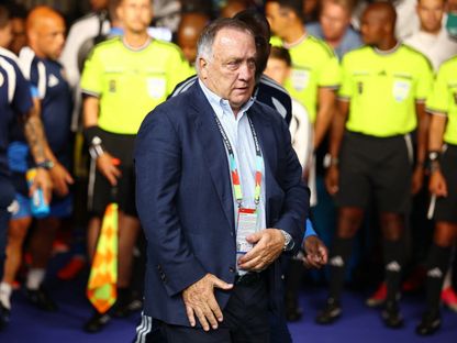 الهولندي ديك أدفوكات مدرب كوراساو خلال مواجهة ألمانيا في كأس العالم - 14 يونيو 2026 - Reuters