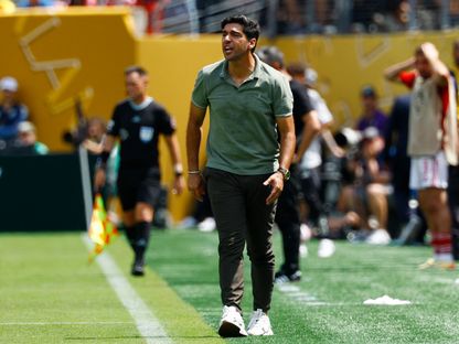 البرتغالي أبيل فيريرا مدرب بالميراس من مباراة الأهلي المصري بكأس العالم للأندية - 19 يونيو 2025 - Reuters
