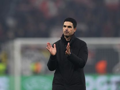 ميكيل أرتيتا بعد مباراة باير ليفركوزن وأرسنال بدوري أبطال أوروبا - 11 مارس 2026 - Reuters