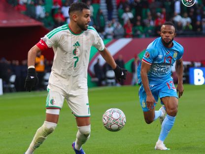 رياض محرز من مباراة الجزائر والكونغو الديمقراطية بكأس أمم إفريقيا - 6 يناير 2026 - FB/Équipe d'Algérie de football