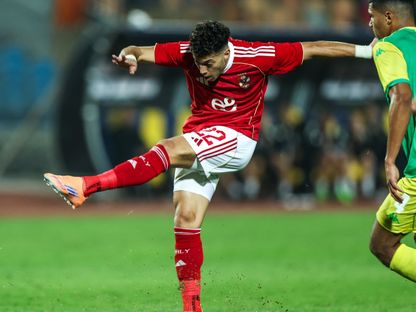 إمام عاشور خلال مباراة الأهلي وشبيبة القبائل بدوري أبطال إفريقيا - 22 نوفمبر 2025 - FC/alahly