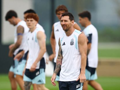 ليونيل ميسي خلال تدريب الأرجنتين في كأس العالم - 18 يوليو 2026 - Reuters
