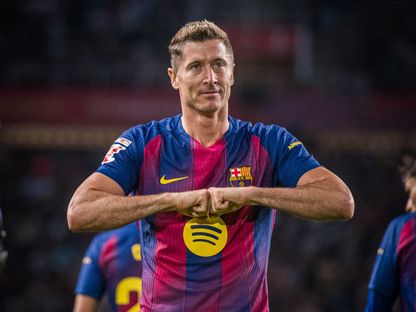 روبرت ليفاندوفسكي من مباراة برشلونة وريال سوسيداد - 28 سبتمبر 2025 - X/FCBarcelona_es