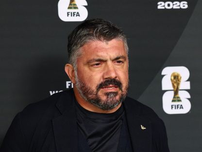 جينارو غاتوزو مدرب منتخب إيطاليا - 20 نوفمبر 2025 - REUTERS