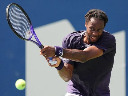 غايل مونفيس لاعب التنس الفرنسي خلال بطولة تورنتو - 27 يوليو 2025 - REUTERS