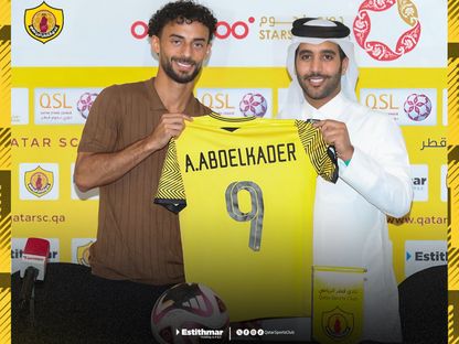 أحمد عبدالقادر بعد انضمامه إلى قطر القطري - 19 أغسطس 2024 - X/QatarSportClub