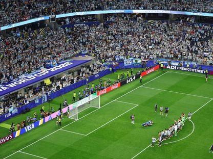 الجمهور في مباراة الأرجنتين ضد النمسا في كأس العالم - 22 يونيو 2026 - reuters