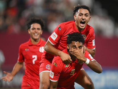 احتفال لاعبي تونس بتسجيل هدف في مرمى فيجي بكأس العالم تحت 17 عاماً - 3 نوفمبر 2025 - FB/@Équipe Nationale Tunisienne