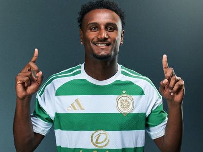 المصري هيثم حسن بقميص فريقه الجديد سلتيك الاسكتلندي - 12 أغسطس 2026 - facebook/CelticFC