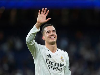 لوكاس فاسكيز بعد مباراة بين ريال مدريد وجيرونا في "سانتياغو برنابيو" - 23 فبراير 2025 - Reuters