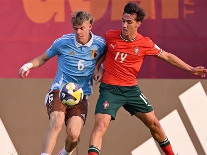 من مواجهة بلجيكا والبرتغال في الدور 32 من كأس العالم تحت 17 عاماً - 14 نوفمبر 2025 - FIFA