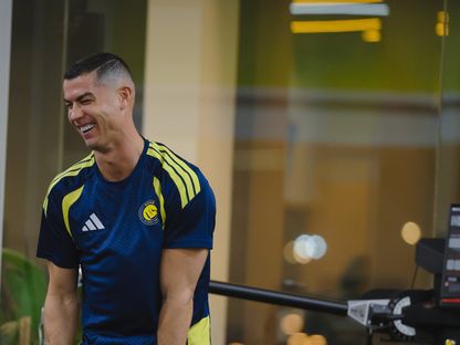 كريستيانو رونالدو خلال تدريب للنصر - 19 أكتوبر 2026 - X/@AlNassrFC
