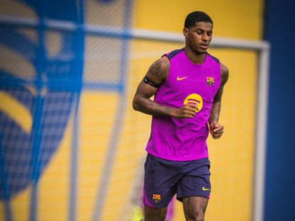 الإنجليزي ماركوس راشفورد من تدريبات نادي برشلونة - 12 سبتمبر 2025 - X/FCBarcelona_es