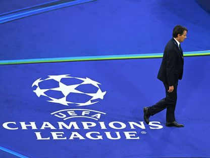 سيموني إنزاغي مدرب إنتر ميلان بعد خسارة نهائي أبطال أوروبا - 31 مايو 2025 - Reuters