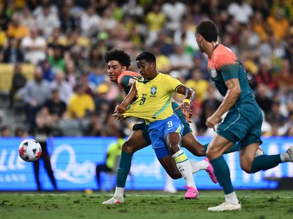خلال مباراة ودية بين البرازيل وأستراليا - 25 سبتمبر 2026 - X/@Socceroos