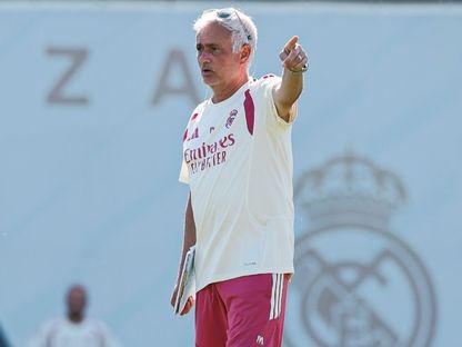 جوزيه مورينيو خلال تدريبات ريال مدريد - 31 يوليو 2026 - X/realmadrid