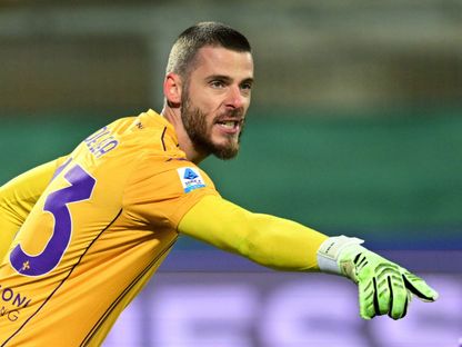 دافيد دي خيا خلال مباراة بين فيورنتينا ويوفنتوس – 22 نوفمبر 2025 - REUTERS