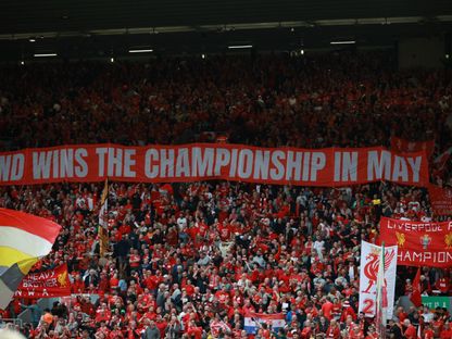 جماهير ليفربول خلال الاحتفال بلقب الدوري الإنجليزي الممتاز - 25 مايو 2025 - Reuters