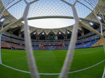 ملعب "الجوهرة المشعة" قبل نهائي كأس خادم الحرمين الشريفين بين الهلال والنصر - 31 مايو 2024 - X/@KingCupSA