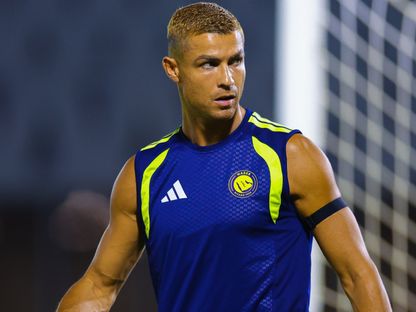 كريستيانو رونالدو نجم النصر خلال تدريب - 20 أغسطس 2026 - X/@AlNassrFC