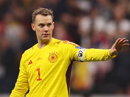 مانويل نوير بعد مباراة بين ألمانيا وإسبانيا في كأس العالم 2022 - 27 نوفمبر 2022 - Reuters