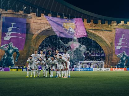 جماهير نادي العين الإماراتي في مدرجات ملعب هزاع بن زايد في مباراة الهلال ضمن دوري أبطال آسيا للنخبة - 22 أكتوبر 2024 - X/@alainfcae