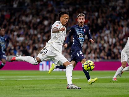 إيدر ميليتاو خلال مباراة بين ريال مدريد وسيلتا فيغو - 7 ديسمبر 2025 - realmadrid.com