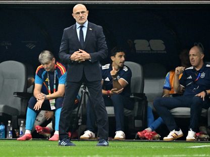 لويس دي لا فوينتي مدرب إسبانيا خلال مواجهة إسبانيا بكأس العالم - 6 يوليو 2026 - Reuters