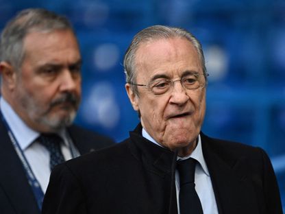 فلورنتينو بيريز رئيس فريق ريال مدريد - 18 أبريل 2023 - Reuters
