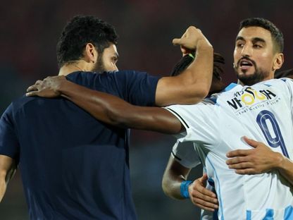 المغربي وليد الكرتي يسجل ثنائية لنادي بيراميدز أمام الأهلي في الدوري المصري 30-8-2025 - pyramidsfc/x