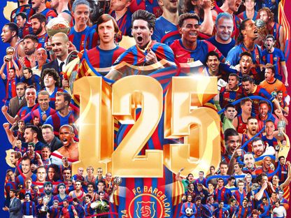 ملصق أعدّه برشلونة في الذكرى 125 لتأسيسه - 29 نوفمبر 2024 - X@FCBarcelona