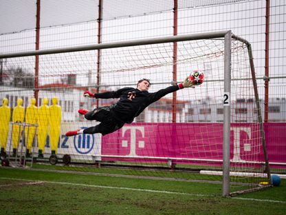 يوناس أوربيغ الحارس الجديد لنادي بايرن ميونيخ الألماني - 28 يناير 2025 - X/@FCBayernEN
