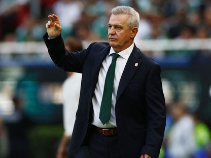 خافيير أغيري مدرب المكسيك خلال مباراة كوريا الجنوبية في كأس العالم - 19 يونيو 2026 - Reuters