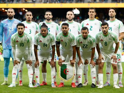 تشكيلة منتخب الجزائر الأساسية في المباراة الودية ضد السويد - 10 يونيو 2025 - X/LesVerts