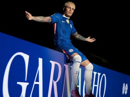 أليخاندرو غارناتشو بعد توقيعه لتشيلسي الإنجليزي - 30 أغسطس 2025 - chelseafc.com