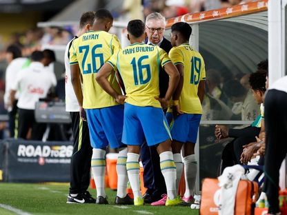 مدرب البرازيل كارلو أنشيلوتي خلال مباراة ودية ضد كرواتيا - 1 أبريل 026 - Rafael Ribeiro/CBF