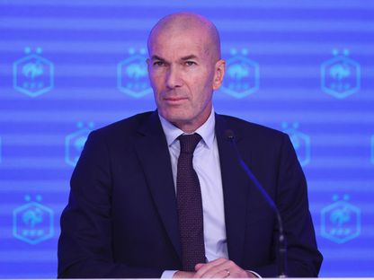 زين الدين زيدان لدى تعيينه مدرباً لمنتخب فرنسا - 28 يوليو 2026 - REUTERS