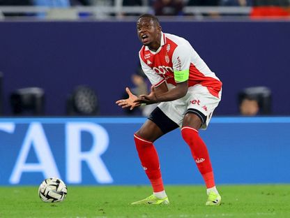 دينيس زكريا خلال كأس السوبر الفرنسي بين موناكو وباريس سان جيرمان - 5 يناير 2025 - Reuters