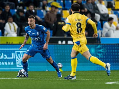 سيرغي ميلينكوفيتش سافيتش لاعب الهلال خلال مباراة ضد التعاون - 24 فبراير 2026 - X/@Alhilal_FC