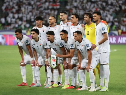 منتخب العراق قبل مواجهة كوريا الجنوبية في تصفيات كأس العالم 2026 - 5 يونيو 2025 - REUTERS