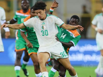 إبراهيم مازة خلال مباراة الجزائر والنيجر الودية - 6 أكتوبر 2026 - FB/Équipe d'Algérie de football