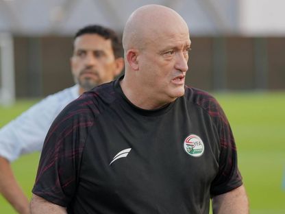 نور الدين ولد علي مدرب منتخب اليمن خلال تدريب - 23 سبتمبر 2026 - X/@Yemen Football