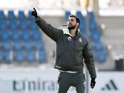 ألفارو أربيلوا خلال تدريب لريال مدريد - 22 يناير 2026 - realmadrid.com