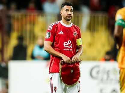 محمود حسن تريزيغيه قائد الأهلي قبل مواجهة يانغ أفريكانز بدوري أبطال إفريقيا - 22 يناير 2026 - X/@Al Ahly SC