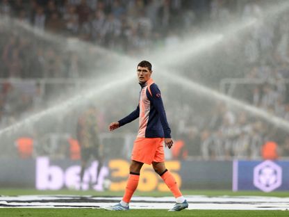 أندرياس كريستنسن قبل مباراة بين برشلونة ونيوكاسل يونايتد في دوري أبطال أوروبا - 18 سبتمبر 2025 - REUTERS