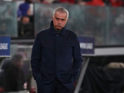 جوزيه مورينيو خلال مباراة بنفيكا وريال مدريد بدوري أبطال أوروبا - 28 يناير 2026 - Reuters