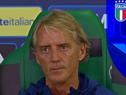 روبرتو مانشيني مدرب منتخب إيطاليا في مباراة بلجيكا بدوري الأمم الأوروبية - سبتمبر 2026 - Azzurri_En/x